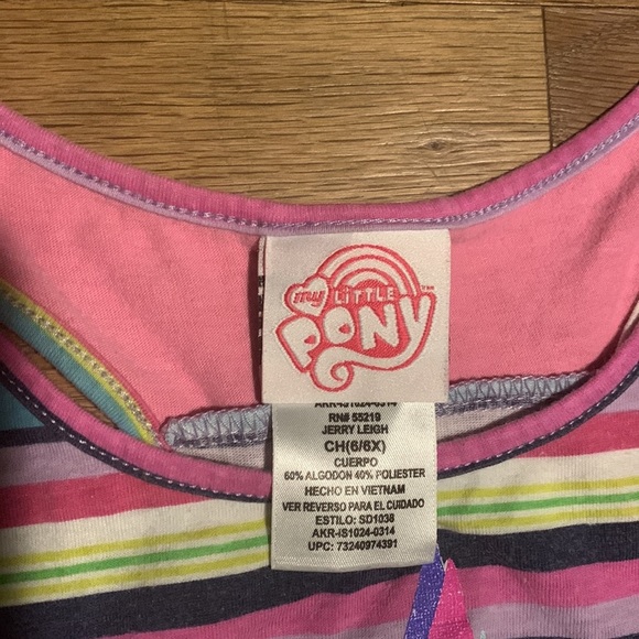My Little Pony girls romper size 6/6x. - Picture 3 of 3